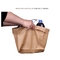 Tas Makanan Kraft Tahan Minyak yang Dicetak Kustom Hot Dog Sandwich Packaging Bag