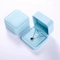 Kotak Perhiasan Kertas Daur Ulang Langit Biru Kabut Abu-abu 6cm * 5cm * 4,5cm