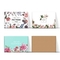 250gsm 18 * 11 * 5cm Gloss Lamination Floral Paper Box Untuk Pakaian