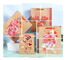 Ribbon Handle Christmas Kraft Paper Bags Dekorasi Paper Bag Untuk Hari Valentine