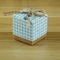 Periksa Pola Kotak Kertas Permen Cokelat Kotak 260gsm Kotak Hadiah Nikmat Pernikahan