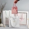 Pakaian Smoky Printed Paper Shopping Bags C2S Artpaper Ribbon Handle Gift Bags