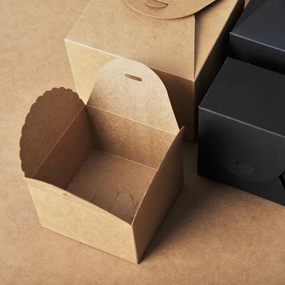 CMYK / Pantone Printing Color Kraft Packaging Box Disesuaikan dengan Kebutuhan Pelanggan